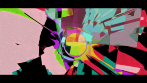 Livecoded Splatter done in Livecodelab